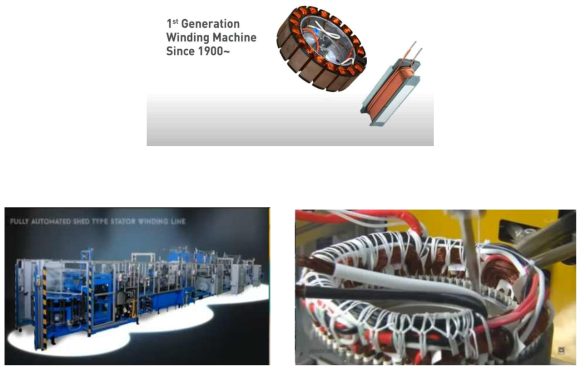 1세대 Stator Coil 과 제조 장비 및 제조 방법