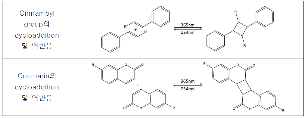 대표적인 Cycloaddition 반응 및 역반응