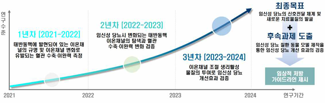 연구의 추진전략에 따른 최종목표 돌출안