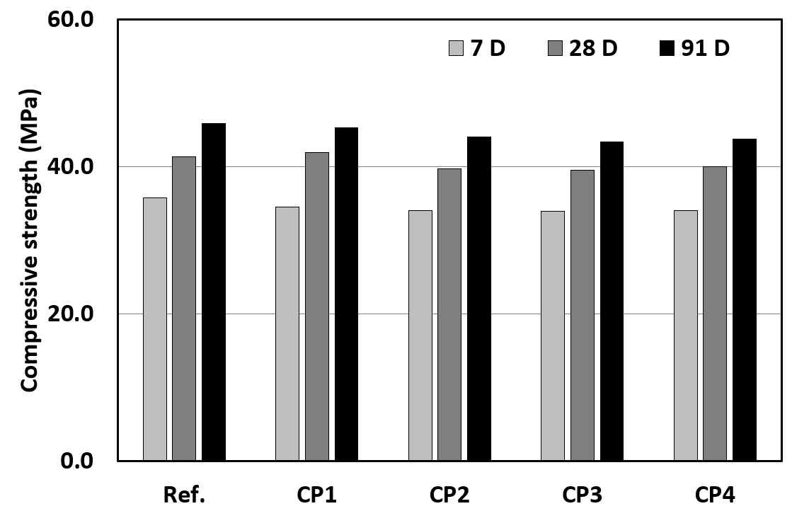압축 강도 결과(CP)