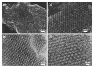 3DMC_25, 50 SEM 측정 결과 (a, b), TEM 측정 결과 (c, d)