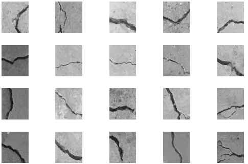 Sample images of crack image