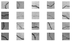 Sample images of crack image