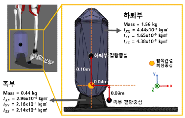 하퇴의족 모델링