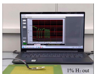 USB 타입 수소센서모듈의 수소센싱 성능 평가: 1% H2 반복 cycle 테스트 결과