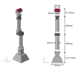 로봇 팔의 3D CAD