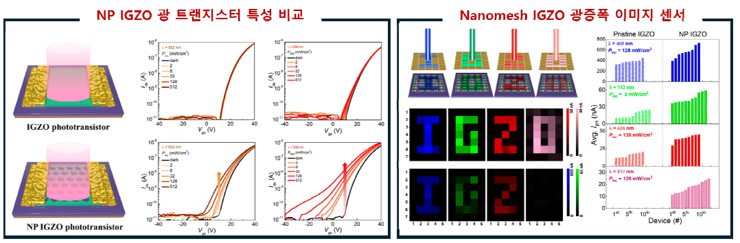 NP IGZO 광 트랜지스터의 광 반응성 향상을 통한 광증폭 이미지 센서 개발