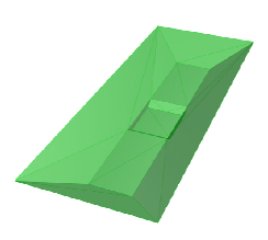 Target model with transparent rendering