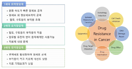 항암제의 진화와 약물의 내성의 메커니즘 카테고리