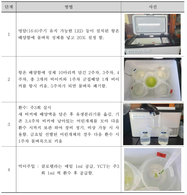 측정소 내 물벼룩 배양 시스템 최적화