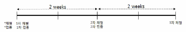 PED 경구용 생백신 후보주(HSGP) 목적동물에서 면역원성 실험