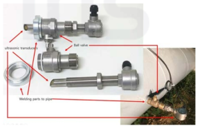 부단수 설치 및 A/S가 가능한 초음파 센서부