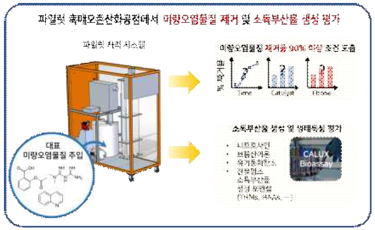 파일럿 촉매오존산화공정에서 미량오염물질 제거 및 소독부산물 생성 평가