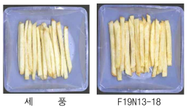 2022년 생산력검정 예비시험 단휴면(2기작) 선발 계통의 프렌치프라이 가공 특성(봄재배)