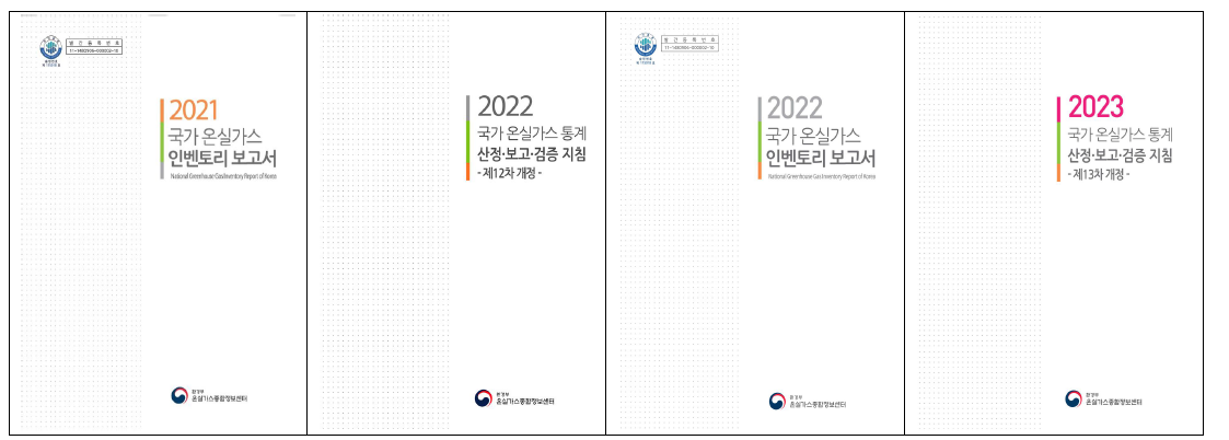 국가 온실가스 산정·보고·검증(MRV) 및 인벤토리 보고서(NIR)