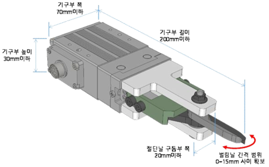 로봇팔 제어 시스템 연동이 가능한 서보모터 제어 기반 3차 시작기 설계도