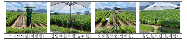 시험장비 설치 및 포장전경