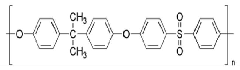 Polysulfone 구조식