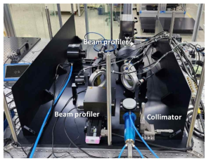 제작된 레이저 빔 품질 테스트 베드