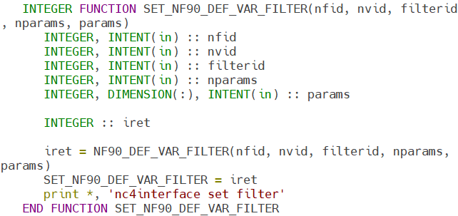 Filter function to subroutine iom_nf90_rstput