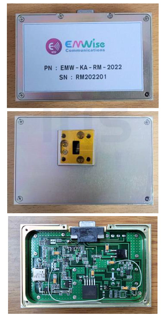 K-band 라디오미터 모듈 외형 및 내부